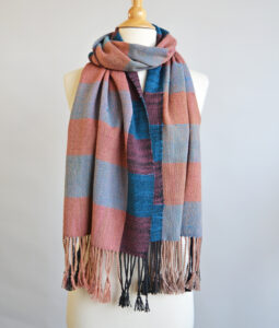 Woven scarf by Melissa Berman