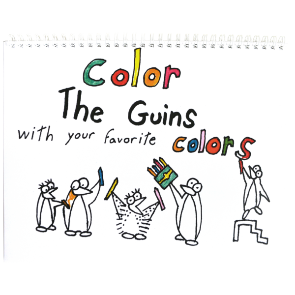 Coloring Book - The Guins by S.C. Maher