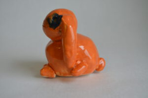 Ceramic rabbit by Heather Osborn