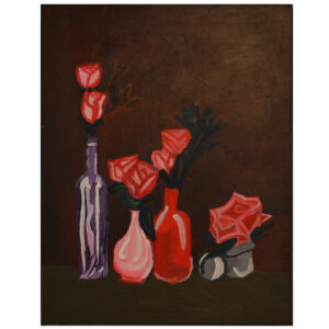 Vases painting by Farah Faustin