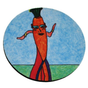 Carrot coaster by Bohill Wong