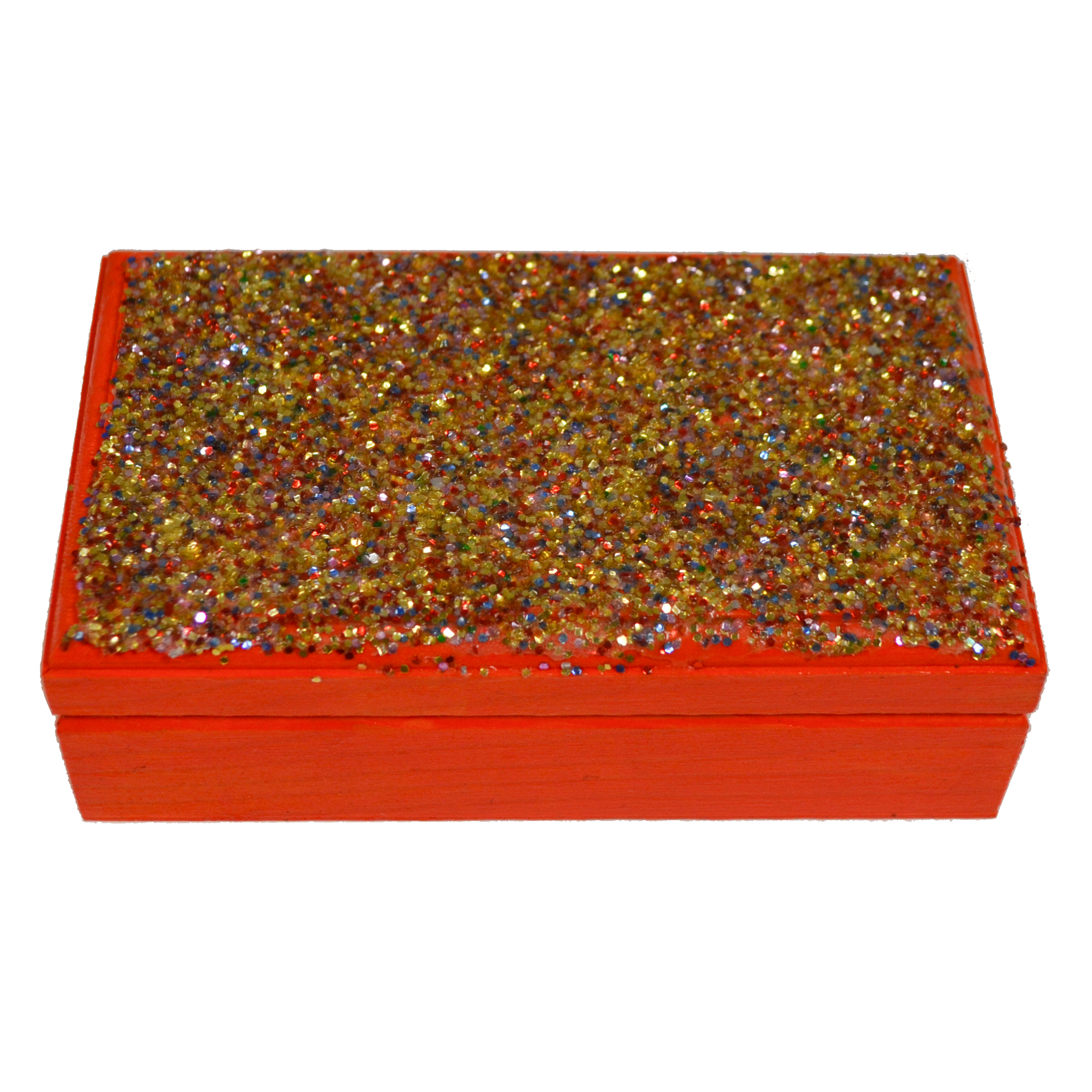 Orange box with glitter by Andrew Granger