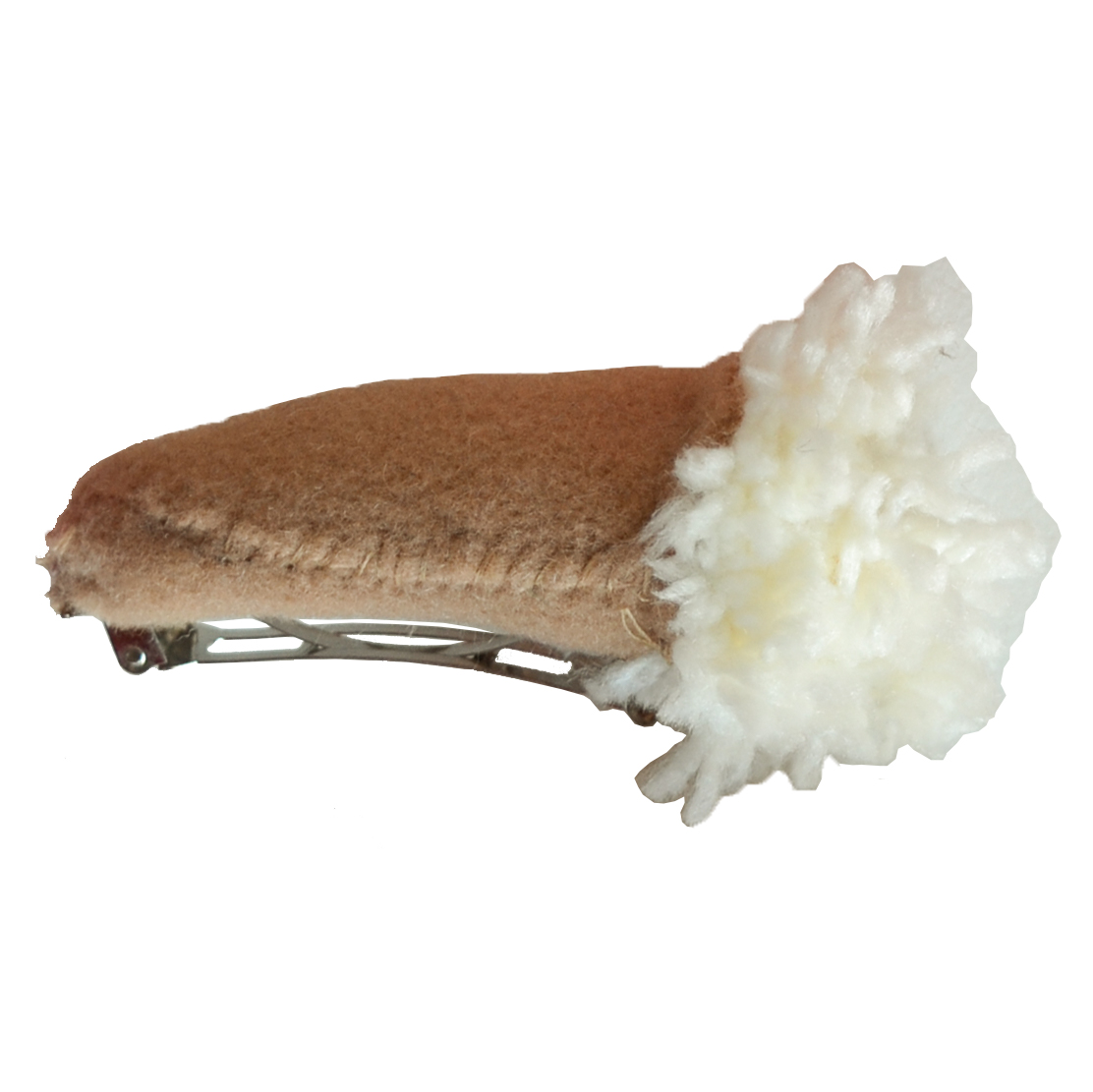 Vanilla ice cream cone barrette by Betty Antoine