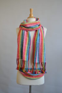Rainbow scarf by Debra Belsky