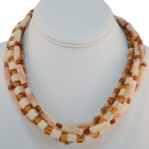 Four-strand necklace by Kristina Barney