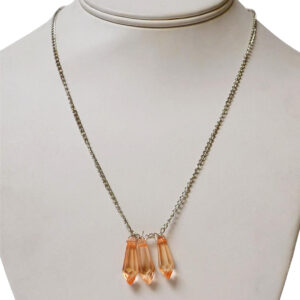 Peach points necklace by Carmelle Jean