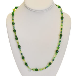 Green necklace by Farah Faustin