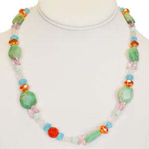 Turquoise glow necklace by Melissa Berman