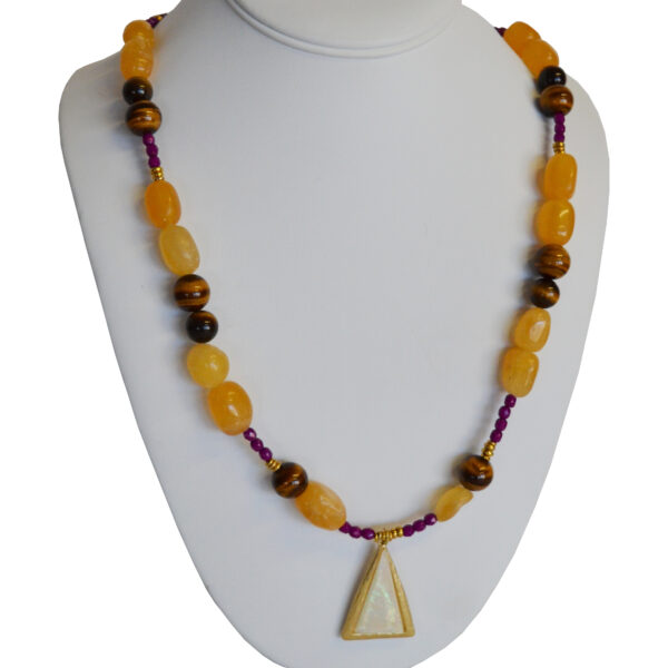 Triangle necklace by Patrick Shea