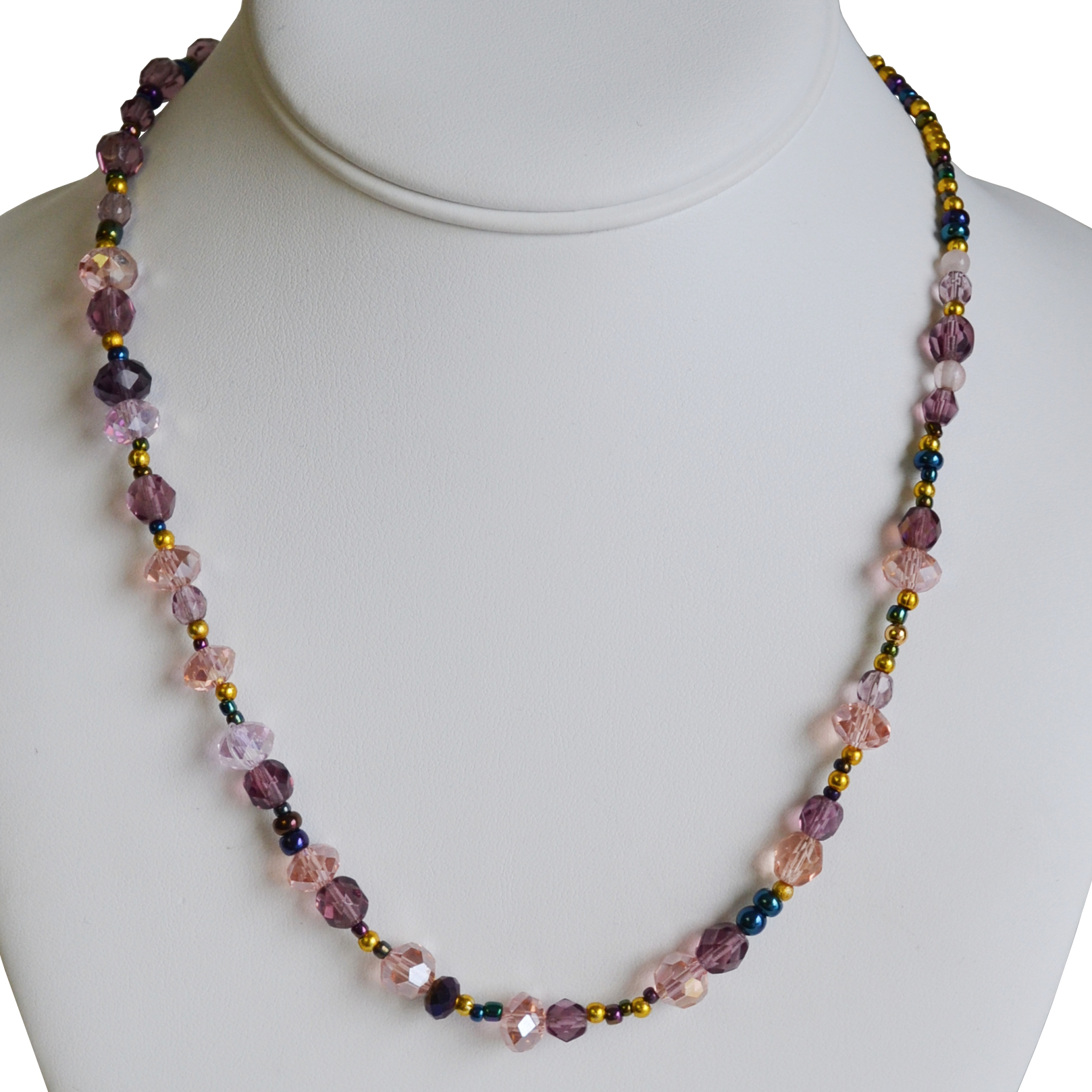 Purple necklace by Kayla Snover