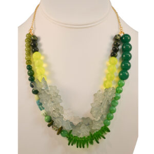 Green necklace by Margery Richardson