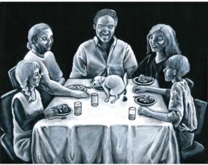 Family Dinner by Maria Schlomann