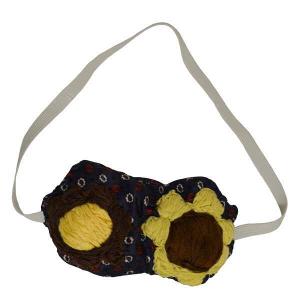 Weighted eye mask by Brenda Sepulveda