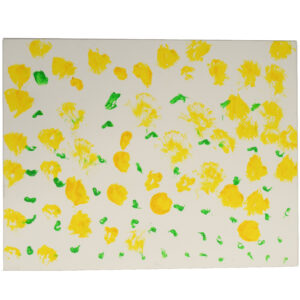 Untitled (yellow and green) by Hugh Cameron