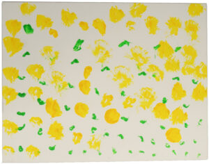 Untitled (yellow and green) by Hugh Cameron