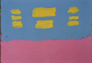 Untitled (pink, blue and yellow) by Joe Howe