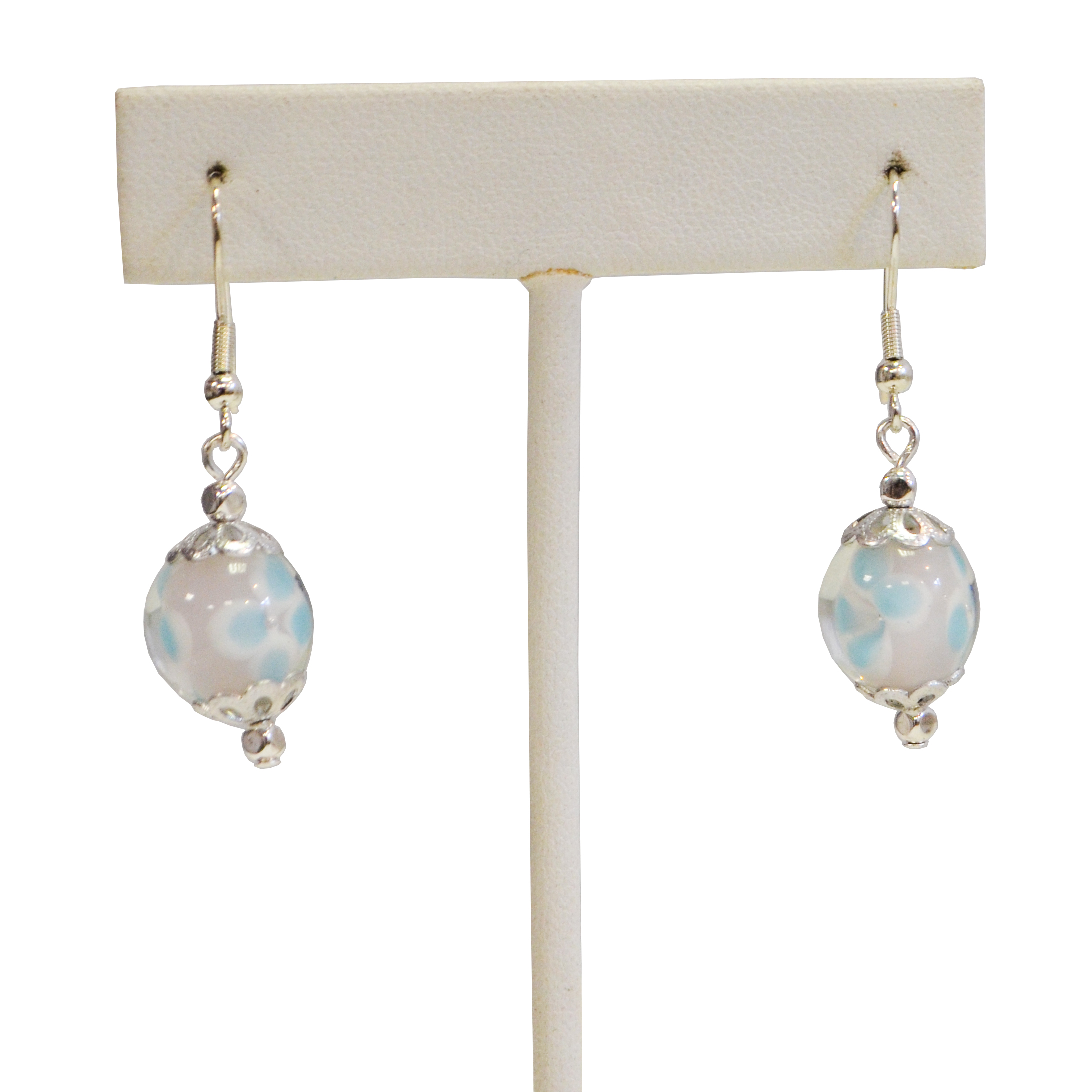 Flower earrings by Judy Phillips