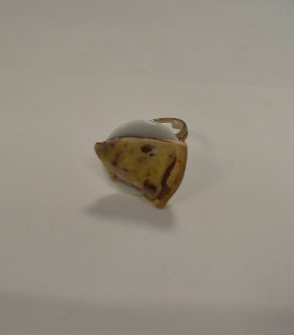 Pizza plate ring II by Elijah Patterson