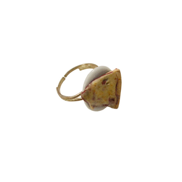 Pizza plate ring II by Elijah Patterson