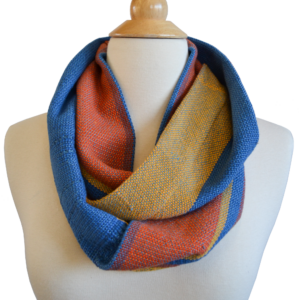 Cotton infinity scarf by Beth Knipstein