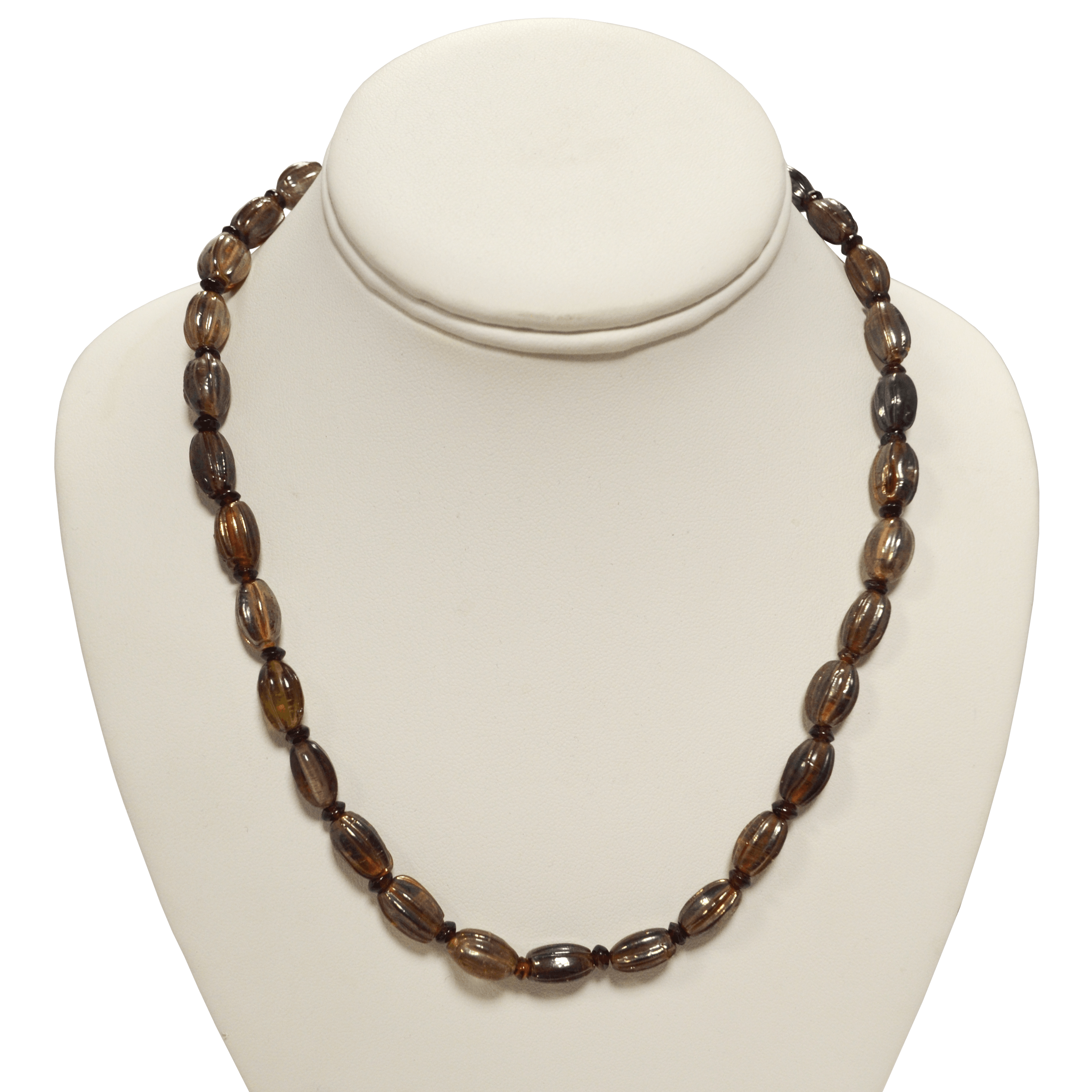Subtle metallic sheen necklace by Judy Phillips