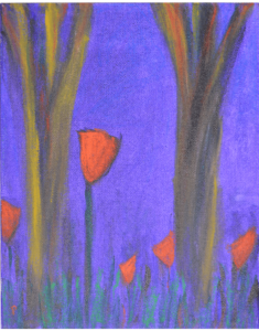Tulips in the Rough by Pat Peter