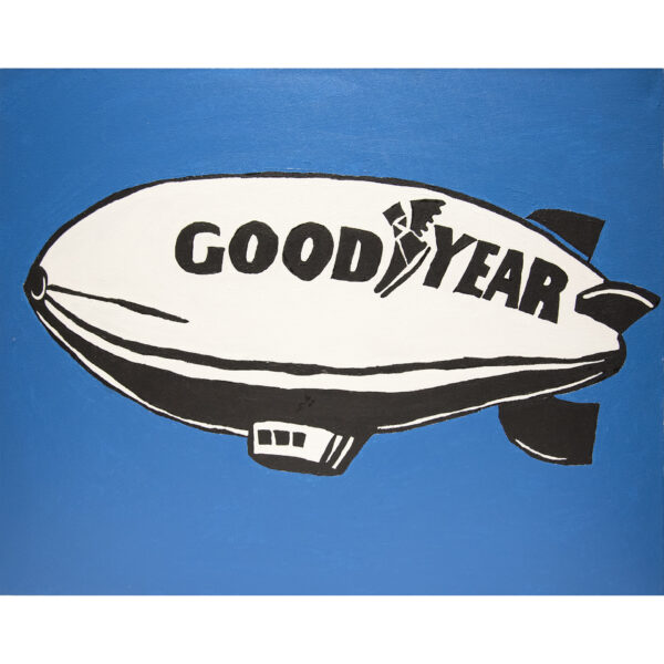 Painting - Untitled (Goodyear Blimp) by Carl H. Phillips