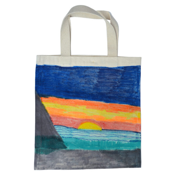 Mini sun/moon tote by Ashley Barbour