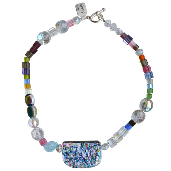 Rebecca Geller. Glass beads necklace