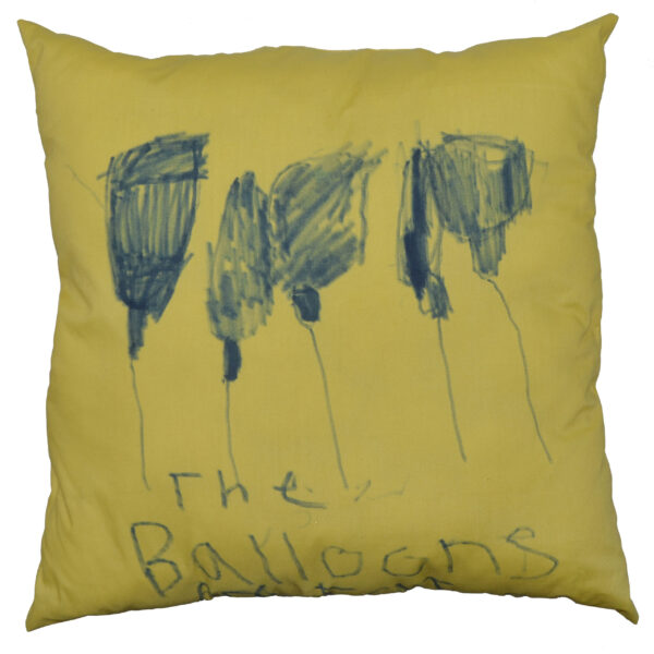 Balloons pillow by Becky Geller
