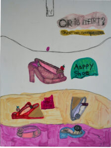 Shoes painting by Betty Antoine