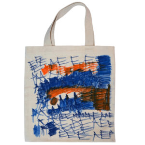 Mini tote by Chandra Phillips Side A