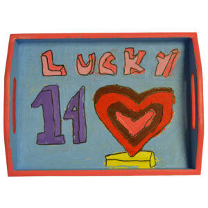 Lucky 14 tray by Chelsea von Harder
