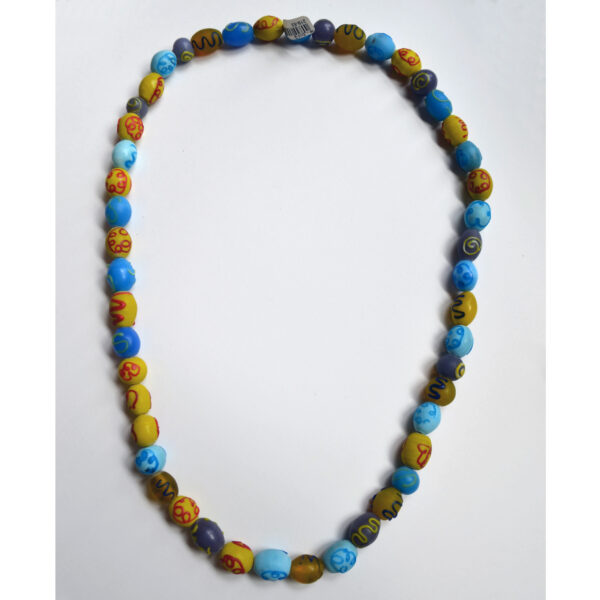 Glass beads necklace by Ella Williams
