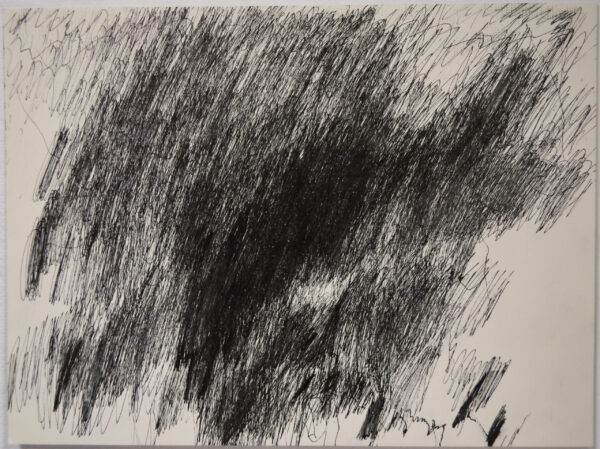 Untitled black and white drawing by John Colby