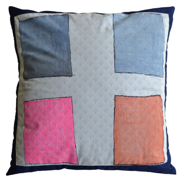 Abstract pillow by Kristina Barney