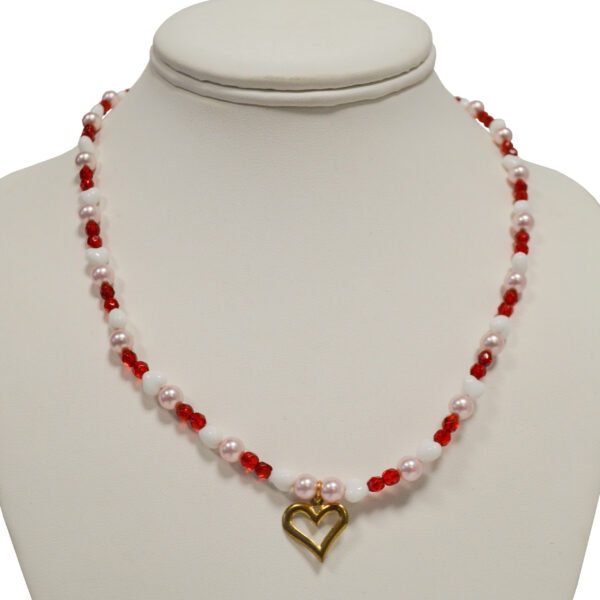 Heart necklace by Nina Aronson
