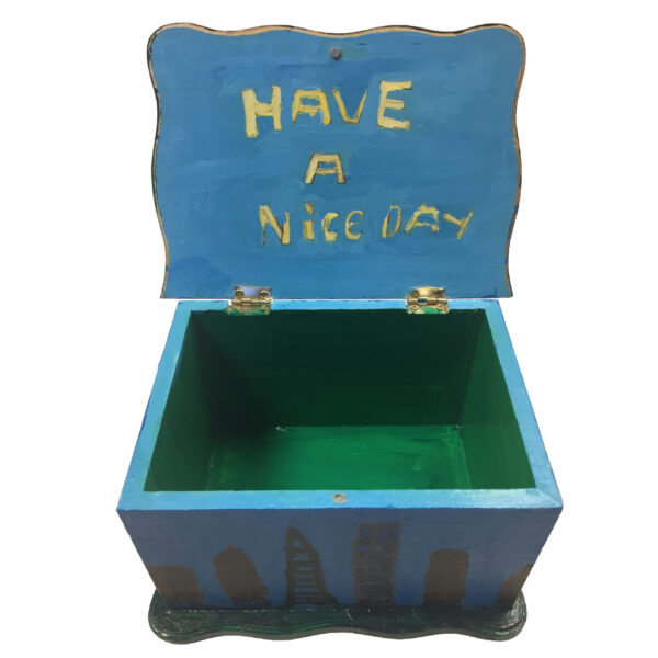 Have a nice day City box by Patrick Shea