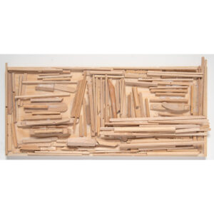 Untitled wood construction by Sidney Perry