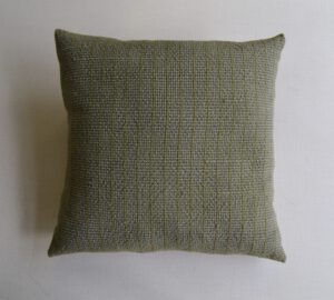 Woven pillow by Melissa Berman