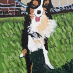 Barbara Brown. Dog. Acrylic on canvas. 2018.