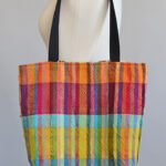Tote bag from weaving by Sidney Perry
