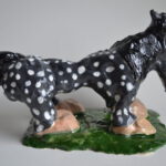 Colleen McFarland. Speckled Horse. Ceramic. 2018.