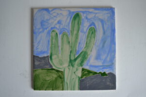 Cactus tile by Neri Avraham
