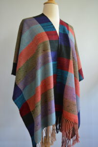 Cotton and tencel shawl by Melissa Berman