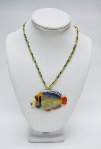Fish necklace by Nina Aronson