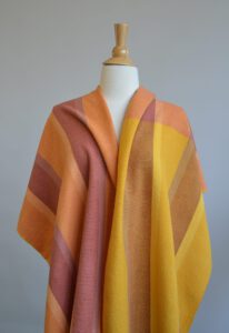 Woven shawl by Ona Stewart